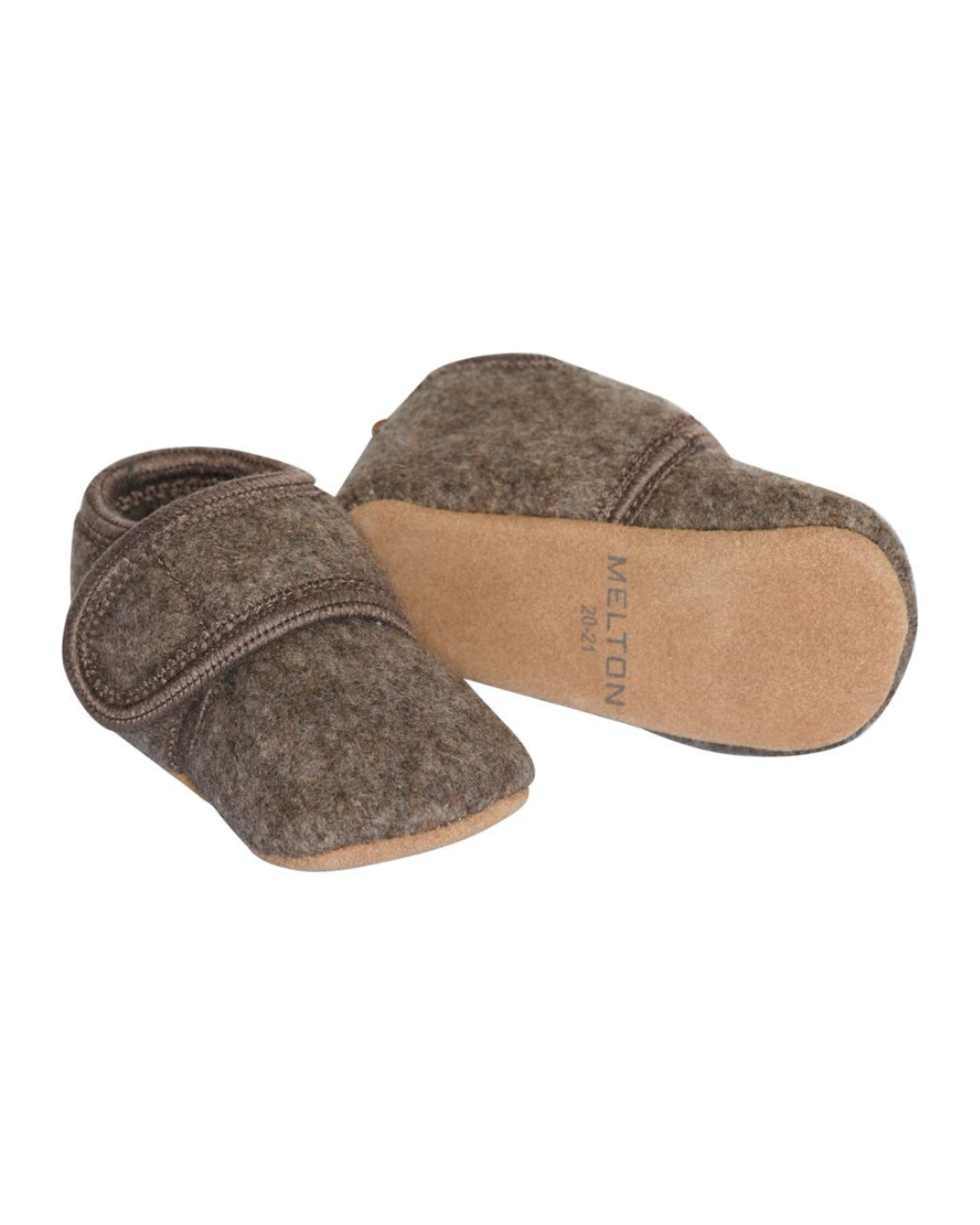 Melton Classic Wool Slippers Denver Melange